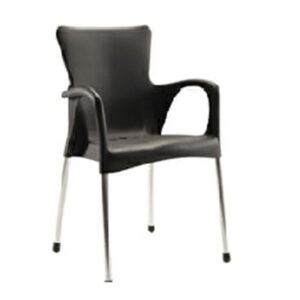 Plastic Moulded Chair With Arm Rest