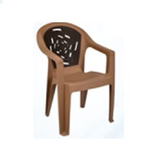 Plastic Moulded Chair with Arm Rest