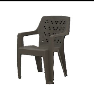 Plastic Moulded Chair With Arm Rest